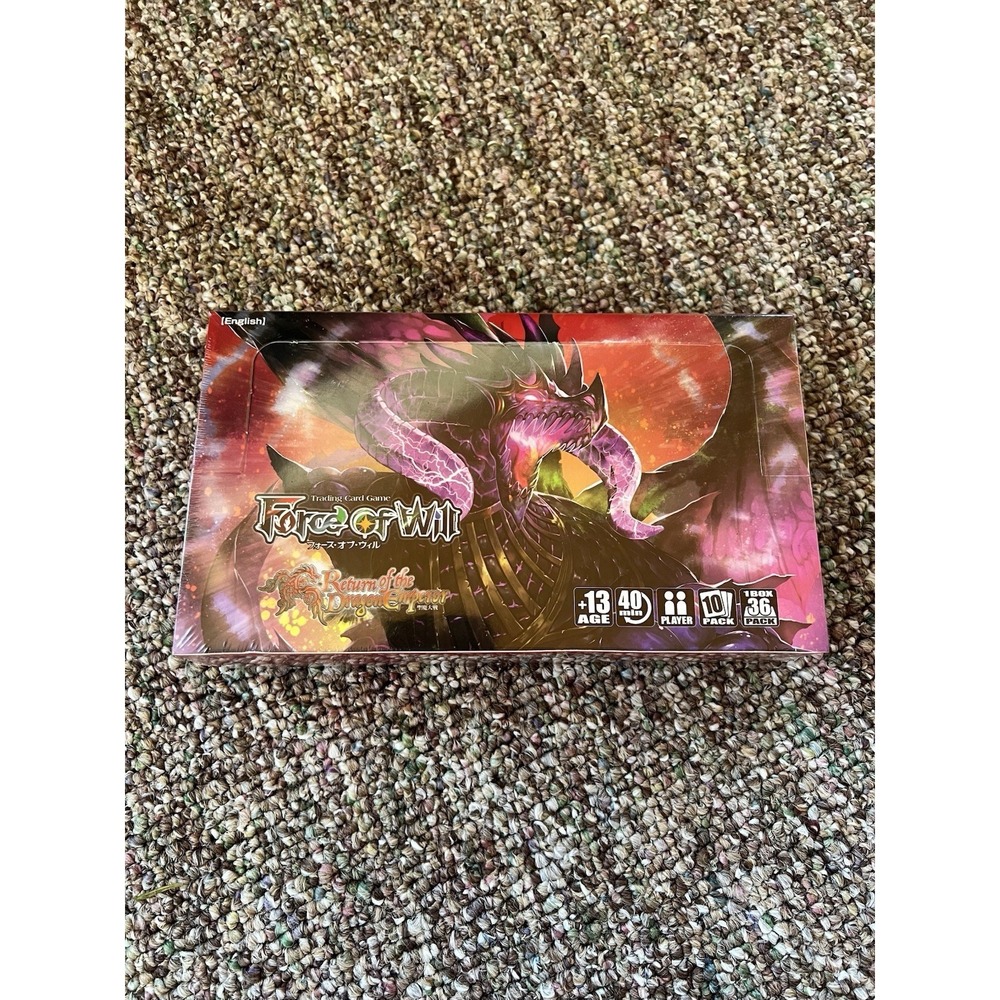 Force of Will: Return of the Dragon Emperor Booster Box Factory Sealed